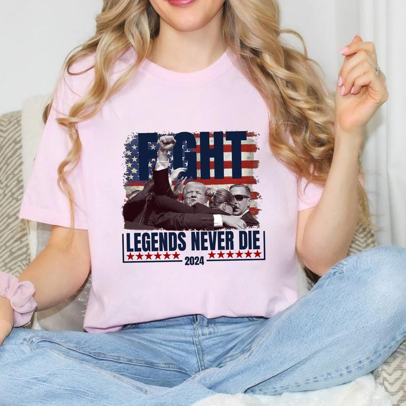 Legends Never Die Shirt, Trumppp Shooting Sweatshirt and Hoodie, Trump Assassination Trump T-Shirt, Fight For America Shirt