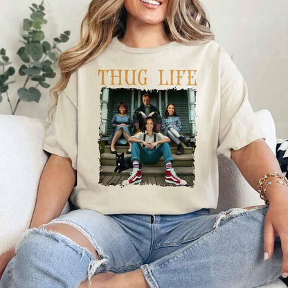 Thug Life Kamala T-Shirt, Vote Like For Ruth Sweatshirt and Hoodie, President Campaign, Harris Walz 2024, Gift For Women