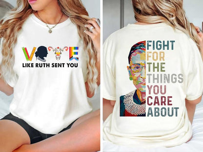 Vote Banned Books Shirt, Reproductive Rights Tee, Pro Roe V Wade T-Shirt, LGBTQ Shirt  2Side