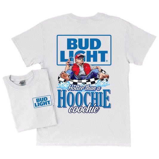 Hotter than a Hoochie Coochie, Summer Bud Light shirt, Trum Beer Unisex Tshirt, Sweatshirt and Hoodie, For Men, For Women