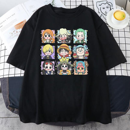 One Piece Chipi Characters Color Shirt, One Pieece Anime Sweatshirt and Hoodie, Gift for Men, for Women