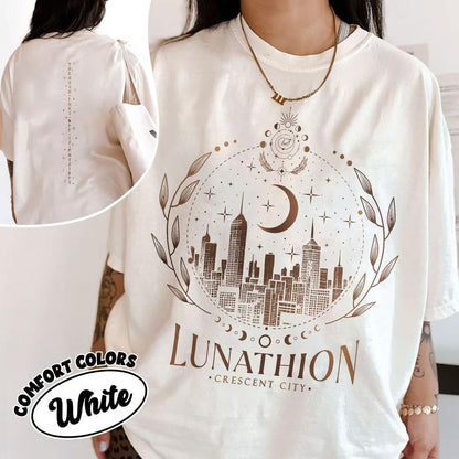 Lunathuon Crescent City T-Shirt, Bryce Quinlan Fan Sweatshirt and Hoodie, Fantastic Reader Tee, Book Lover Shirt, Reading Book, Womens Book Gifts, Bookish Gift