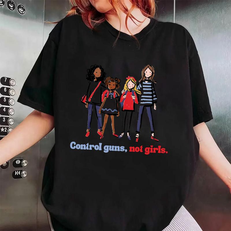 Control Guns, Not Girls Blue Ver T-Shirt, Harris Walz 2024 Sweatshirt and Hoodie, Womens Power, Feminist Shirt, Vote Shirt, Election Shirt, Harris 2024, Gift For Women