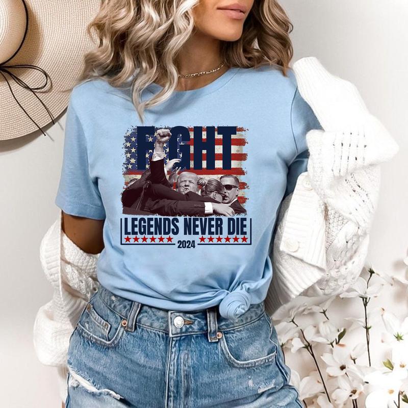 Legends Never Die Shirt, Trumppp Shooting Sweatshirt and Hoodie, Trump Assassination Trump T-Shirt, Fight For America Shirt