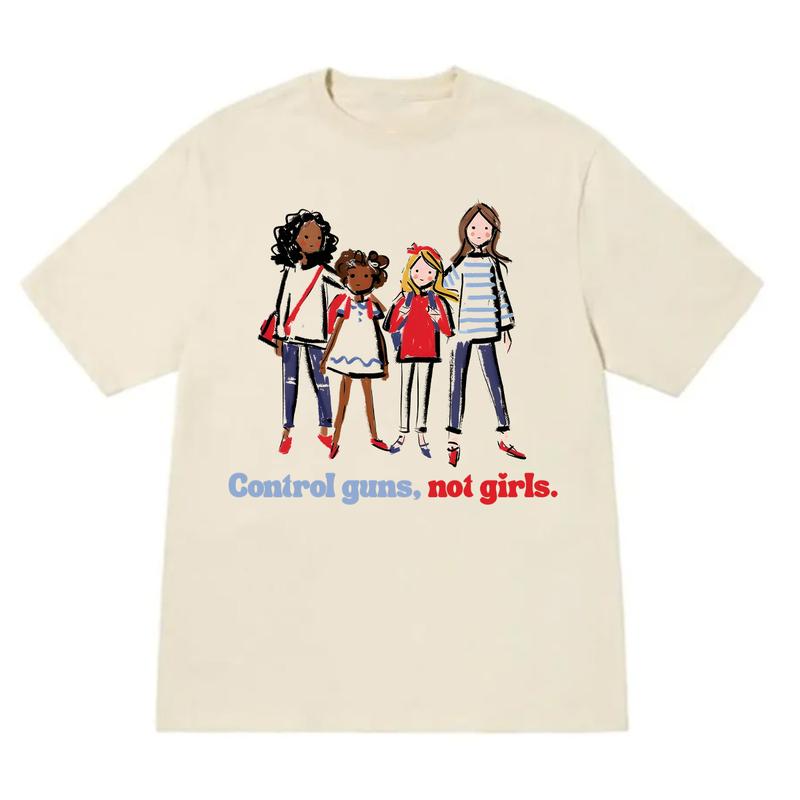 Control Guns, Not Girls Blue Ver T-Shirt, Harris Walz 2024 Sweatshirt and Hoodie, Womens Power, Feminist Shirt, Vote Shirt, Election Shirt, Harris 2024, Gift For Women