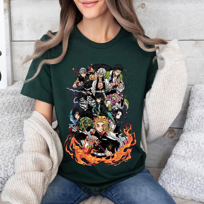 DM Hashira Characters Anime T-Shirt, Upper One Dem0n Slay3rr Sweatshirt and Hoodie, Graphic Anime Tee, Manga Shirt, Japanese Anime, Anime Lovers Shirt, Gift for Men, for Women