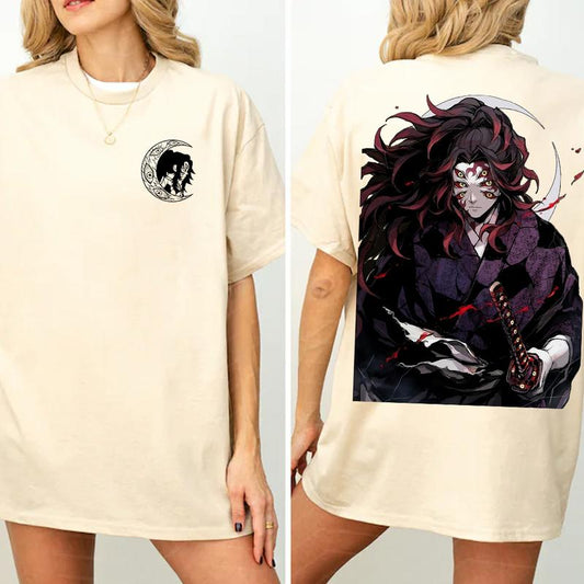 Kokusshibo T-Shirt, Upper One Dem0n Slay3rr Sweatshirt and Hoodie, Graphic Anime Tee, Manga Shirt, Japanese Anime, Anime Lovers Shirt, Gift for Men, for Women