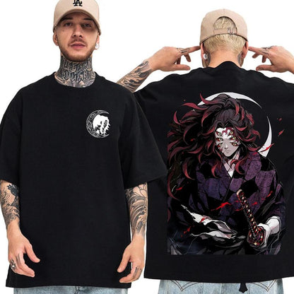 Kokusshibo T-Shirt, Upper One Dem0n Slay3rr Sweatshirt and Hoodie, Graphic Anime Tee, Manga Shirt, Japanese Anime, Anime Lovers Shirt, Gift for Men, for Women