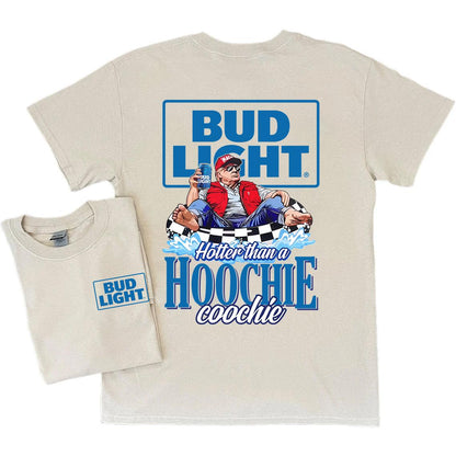 Hotter than a Hoochie Coochie, Summer Bud Light shirt, Trum Beer Unisex Tshirt, Sweatshirt and Hoodie, For Men, For Women